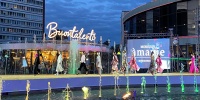 Третий фестиваль &quot;LookБуг&quot; в Бресте: вечерний показ мод на светомузыкальном фонтане