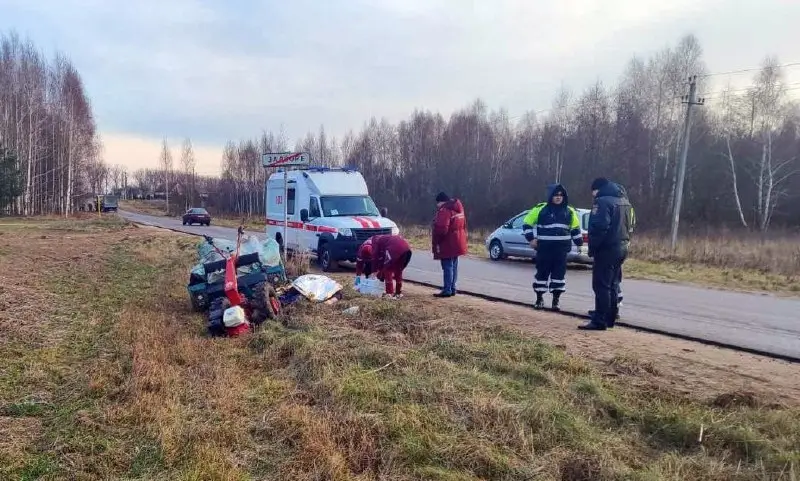 Стало плохо: мужчина упал с мотоблока и погиб под его прицепом