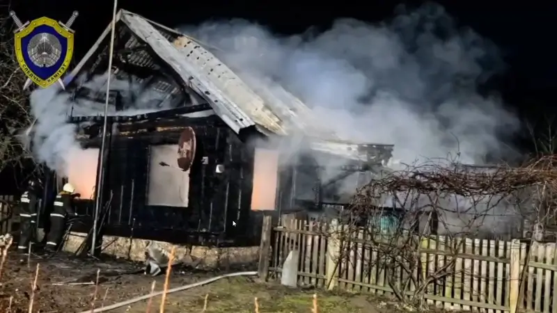 В Каменецком районе на пожаре погибли три человека