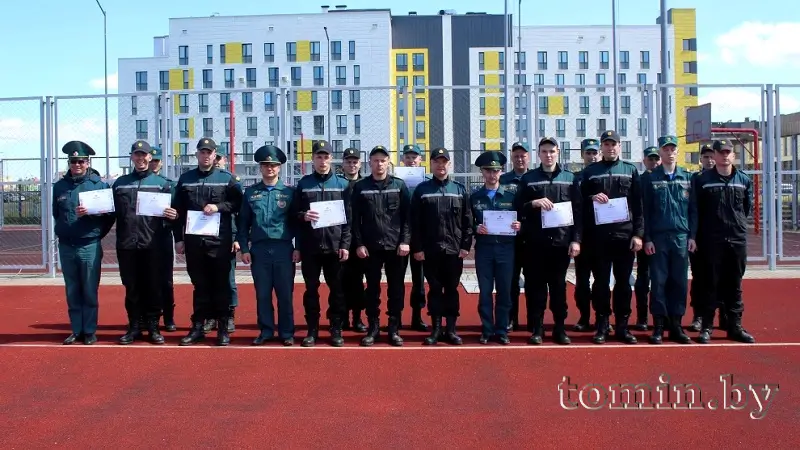 В Бресте назвали сильнейших пожарных-спасателей города