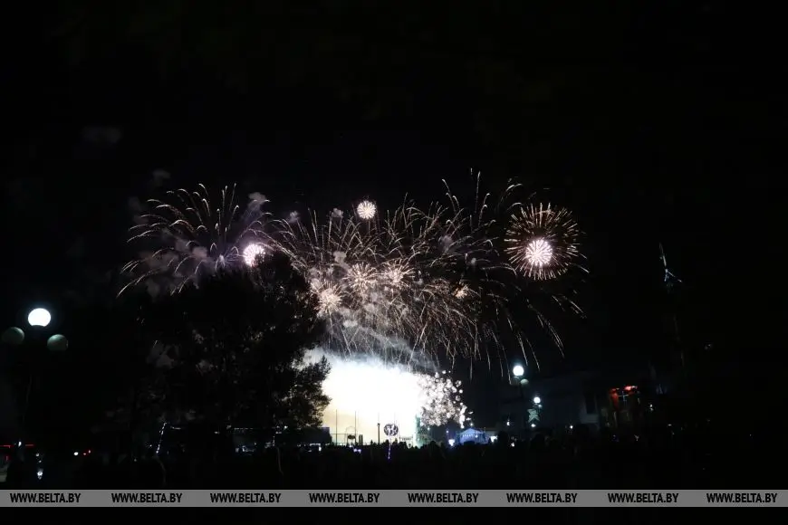 День города Бреста: праздничный концерт и яркий фейерверк