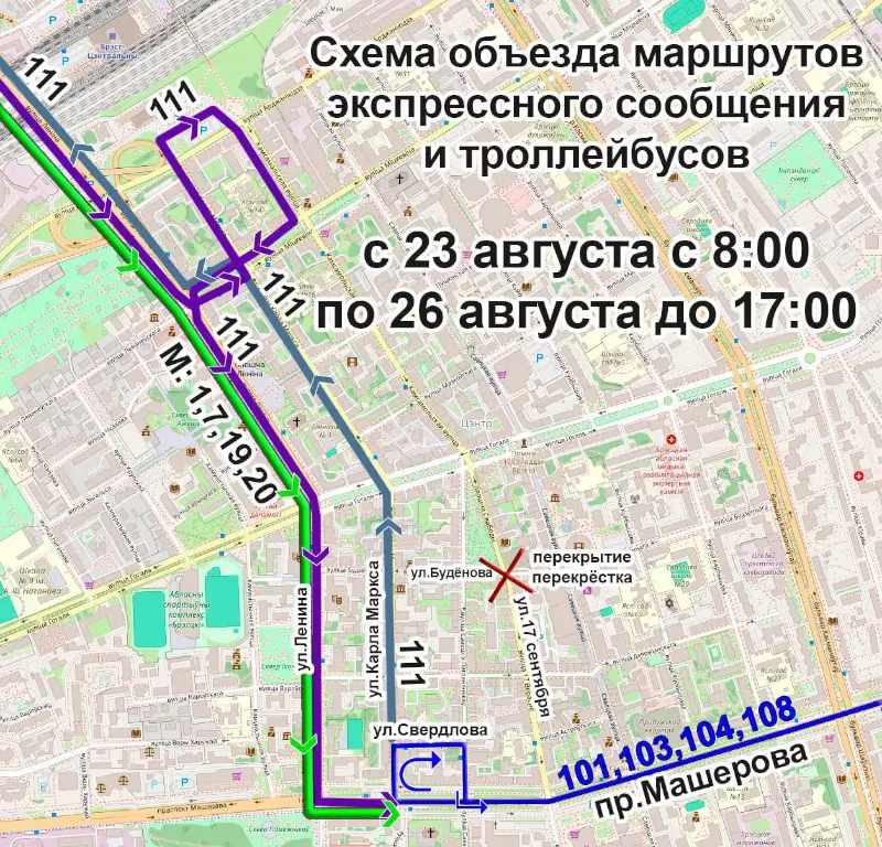 Схема движения