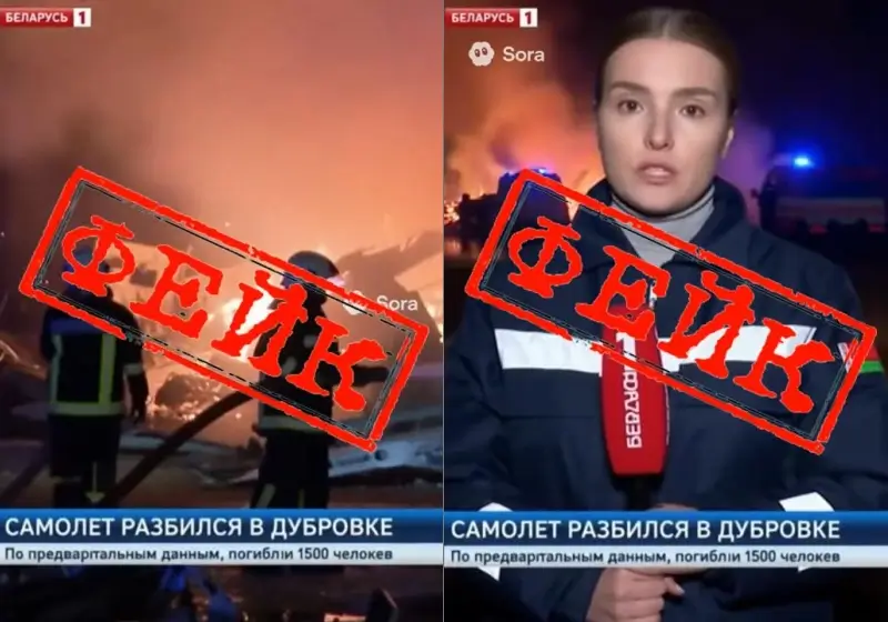 В Бресте «разбился самолет»: дипфейк в соцсети В Бресте «разбился самолет»: дипфейк в соцсети