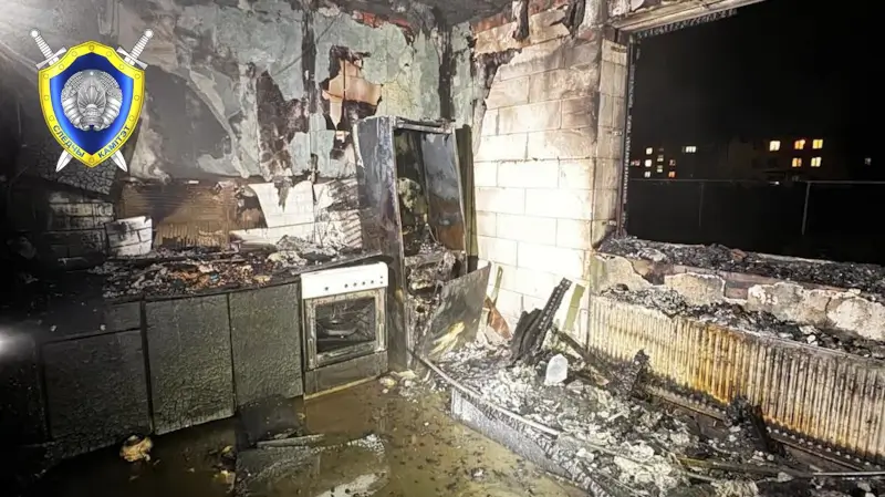 Житель Могилевщины вынес из огня двух малышей