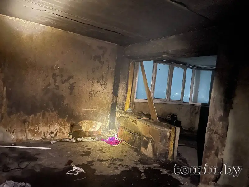 В Бресте горела квартира на 16 этаже дома на Московской: погиб человек, 17 жильцов эвакуировали