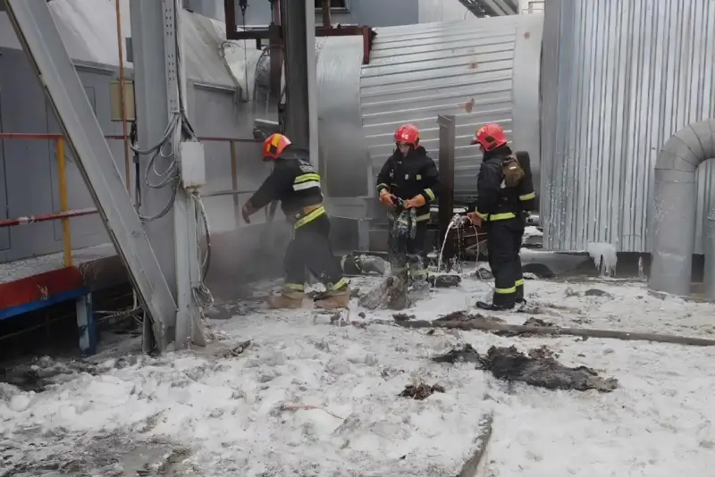 Пожар на Березовской ГРЭС