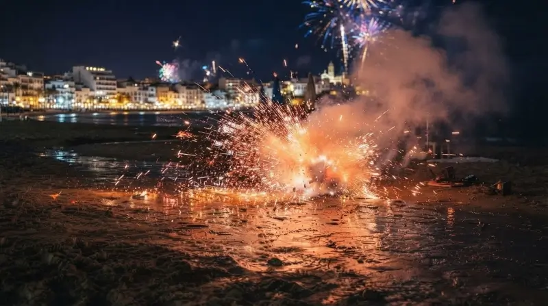 Взрыв фейерверка Взрыв фейерверка