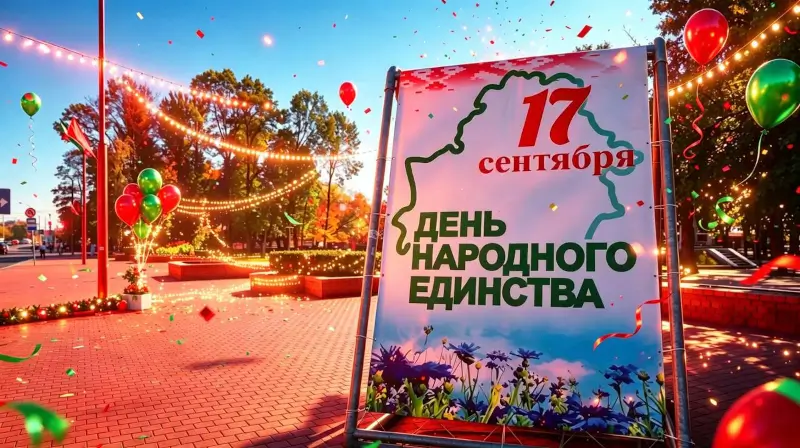 Программа ко Дню народного единства (17 сентября) в Бресте Программа ко Дню народного единства (17 сентября) в Бресте