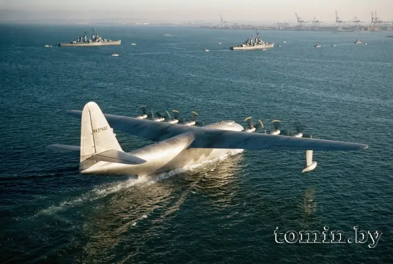 Гидросамолет из ламинированной березы «Spruce Goose». Художественная ректострукция Гидросамолет из ламинированной березы «Spruce Goose». Художественная ректострукция
