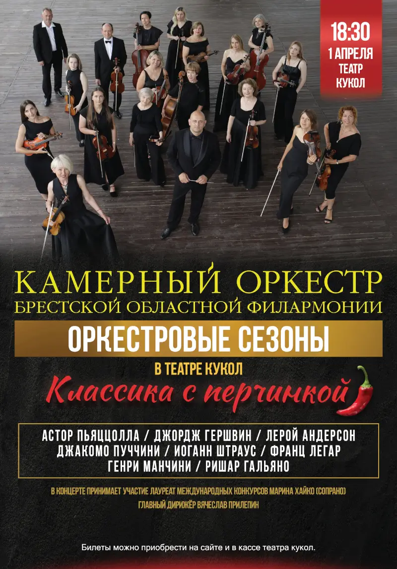 &laquo;Классика с перчинкой&raquo;: в Брестском театре кукол открываются &laquo;Оркестровые сезоны&raquo;