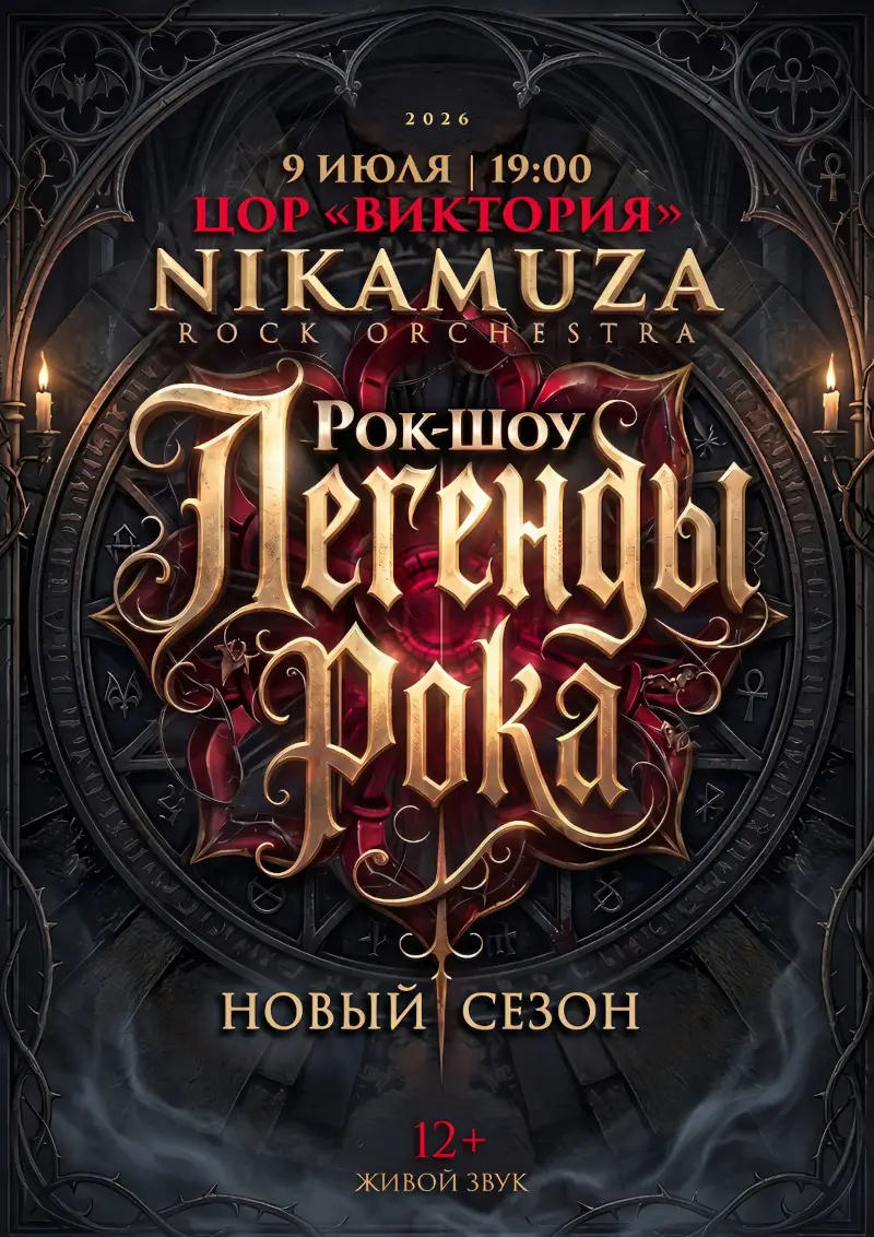 Рок-оркестр NIKAMUZA приедет в Брест с шоу &laquo;Легенды рока&raquo;