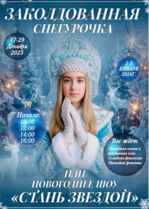 «Заколдованная Снегурочка», или новогоднее шоу «Стань звездой»: в декабре и январе — в ДК профсоюзов Бреста