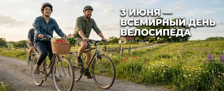 3 июня - Всемирный день велосипеда