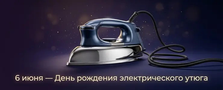 6 июня - день рождения электрического утюга