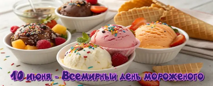 10 июня - Всемирный день мороженого