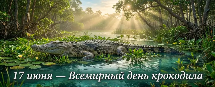 17 июня - Всемирный день крокодила