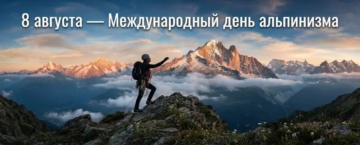 8 августа - Международный день альпинизма