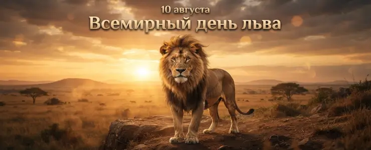 10 августа - Всемирный день льва