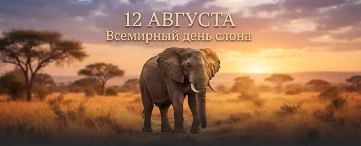 12 августа - Всемирный день слона