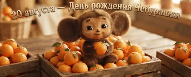 20 августа - День рождения Чебурашки