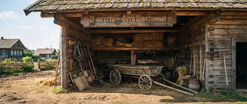 Фотя Поветенный: почему 25 августа наводили порядок в сараях и следили за инеем