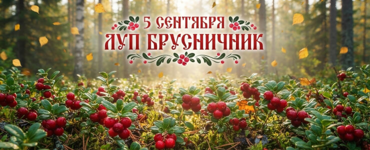 Луп Брусничник &mdash; 5 сентября: время брусники и первых утренних холодов