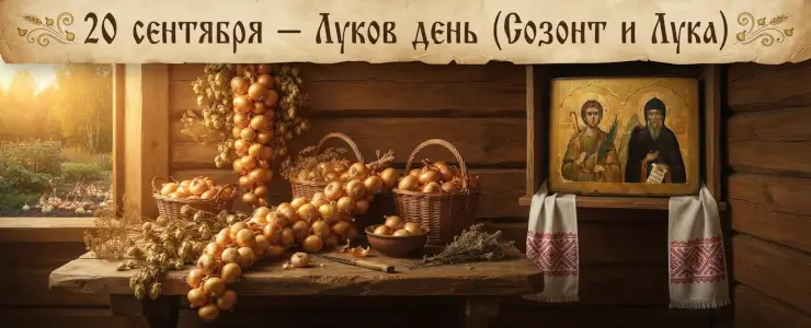 Луков день 20 сентября: история праздника Созонта и Луки, приметы, запреты и обычаи