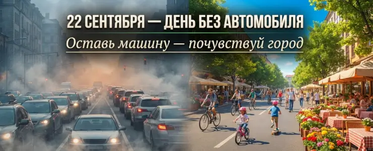 22 сентября &mdash; Всемирный день без автомобиля: один день для другого маршрута