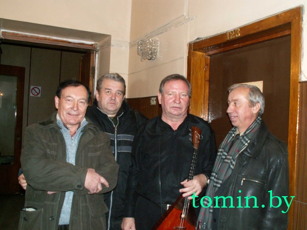 Сергей Любчук (слева-направо),  Эдуард Кобяк, Александр Заволокин  и Виктор Фетисов. Брест.