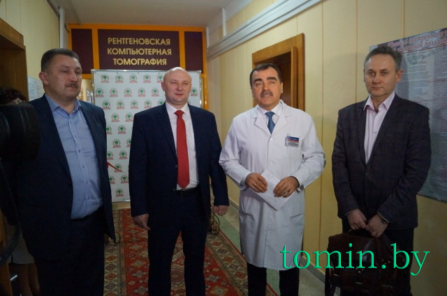 Кабинет компьютерной томографии открыт в Брестской областной больнице. Фото Тамары ТИБОРОВСКОЙ Кабинет компьютерной томографии открыт в Брестской областной больнице. Фото Тамары ТИБОРОВСКОЙ