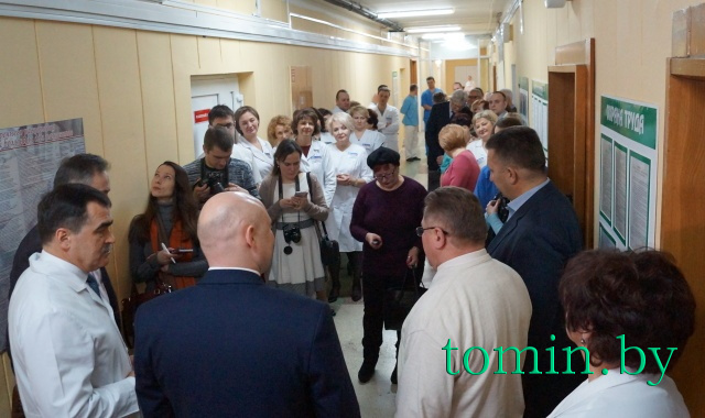 Кабинет компьютерной томографии открыт в Брестской областной больнице. Фото Тамары ТИБОРОВСКОЙ Кабинет компьютерной томографии открыт в Брестской областной больнице. Фото Тамары ТИБОРОВСКОЙ