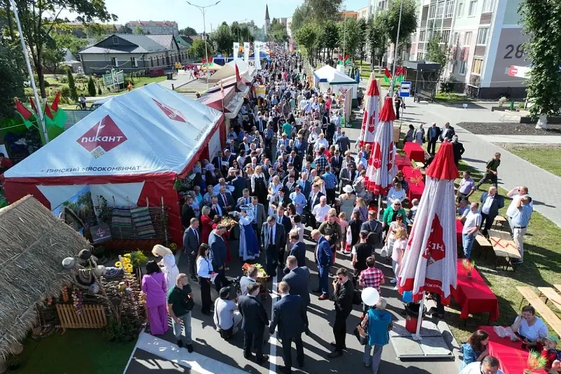 В Ганцевичах прошел областной фестиваль тружеников села «Дажынкі-2023»