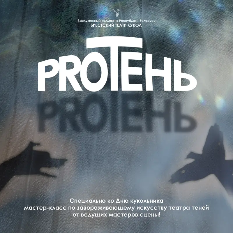 ProТень: мастер-класс по завораживающему искусству театра теней пройдет в Брестском театре кукол ProТень: мастер-класс по завораживающему искусству театра теней пройдет в Брестском театре кукол
